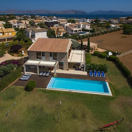 Villa Barcares Gran For 10, Pool, Gym And Close To Beach Alcúdia Exterior foto