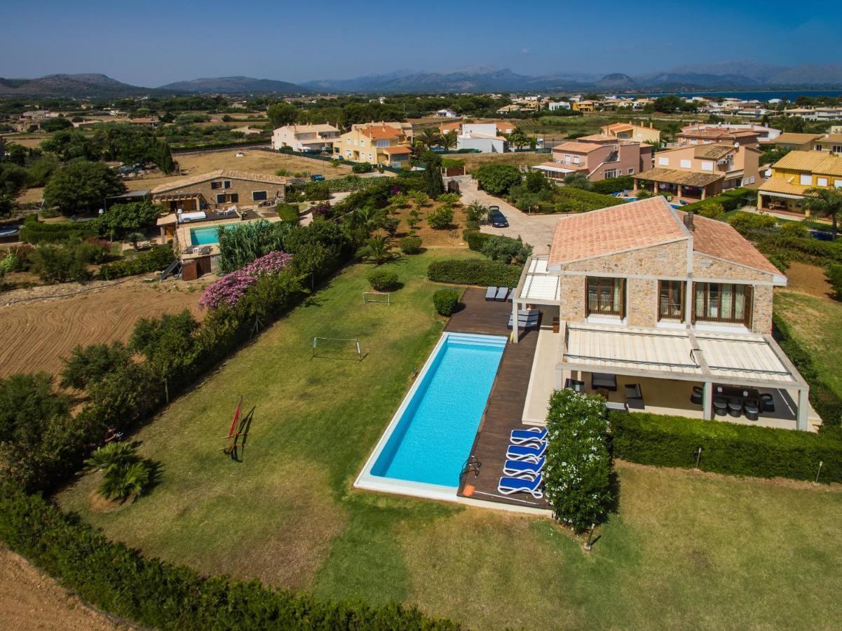 Villa Barcares Gran For 10, Pool, Gym And Close To Beach Alcúdia Exterior foto